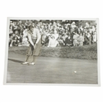 Tom Creavy Putting at the 1931 PGA Championship  8 1/4x6 Wire Photo 9/19/31
