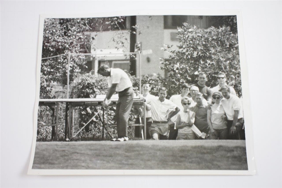 Two (2) Arnold Palmer at 1967 Western Open Championship 10x8 Wire Photos