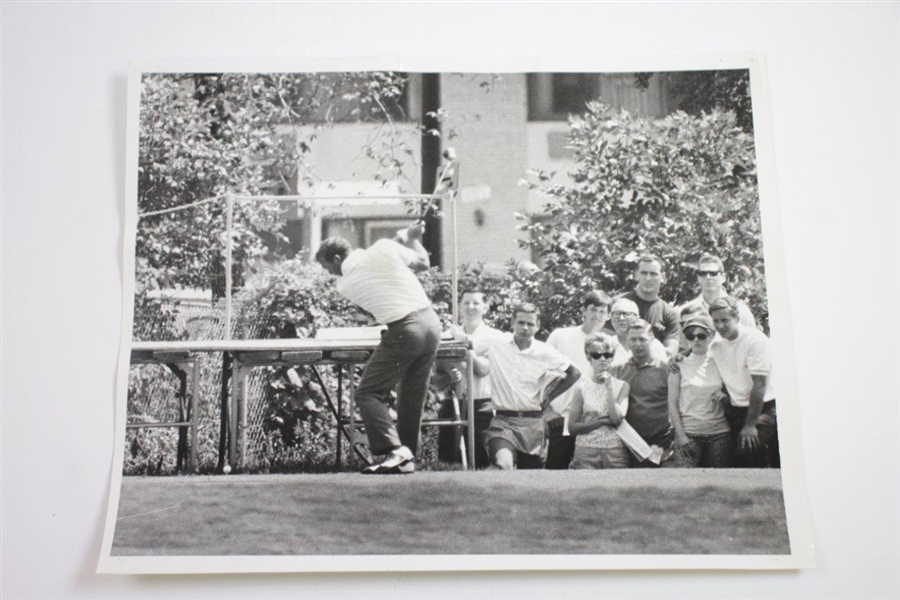 Two (2) Arnold Palmer at 1967 Western Open Championship 10x8 Wire Photos