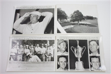 Seven (7) Ben Hogan at 1959 US Open at Winged Foot 7x9 Wire Photos