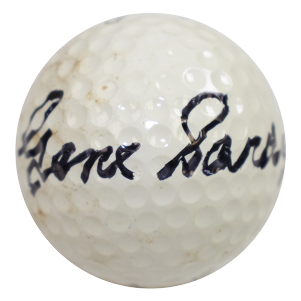 Gene Sarazen Signed Club Special 3 Logo Golf Ball JSA ALOA