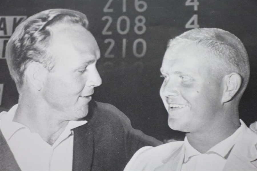Arnold Palmer & Jack Nicklaus 1961 US Open Wire Photo