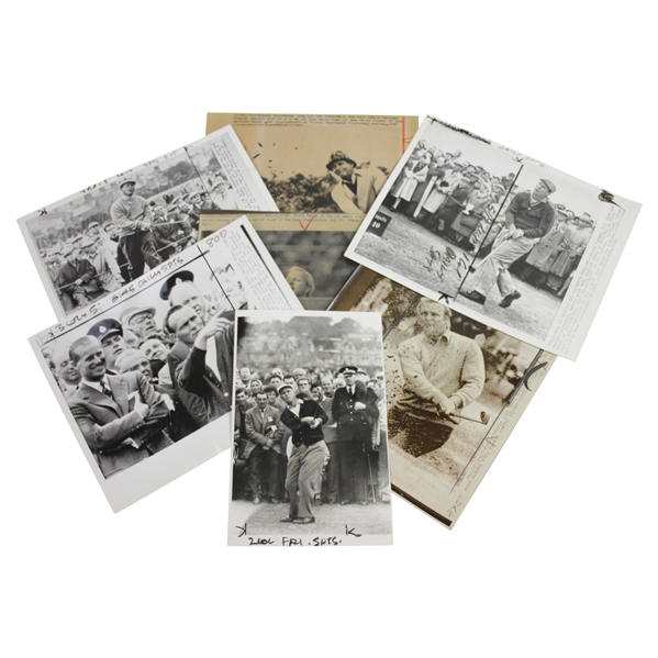 Seven (7) Arnold Palmer OPEN Championship Wire Photos