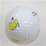 Jim Furyk Signed Masters Logo Golf Ball JSA #EE49485