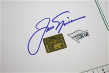 Jack Nicklaus Signed 1986 Masters Scorecard Display - Fanatics/Golden Bear Authentication Stickers