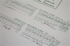 Jack Nicklaus Signed 1986 Masters Scorecard Display - Fanatics/Golden Bear Authentication Stickers