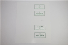 Jack Nicklaus Signed 1986 Masters Scorecard Display - Fanatics/Golden Bear Authentication Stickers