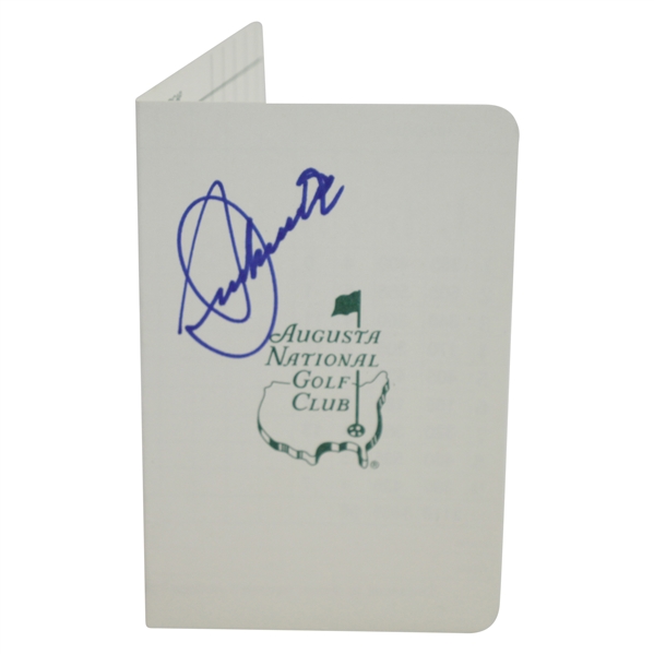 Seve Ballesteros Signed Augusta National Golf Club Scorecard JSA ALOA