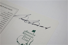 Sam Snead Signed Augusta National Golf Club Scorecard JSA ALOA