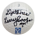 Harry "Lighthorse" Cooper Signed MacGregor Logo Golf Ball with 1995 JSA ALOA