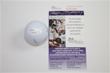 Justin Rose Signed 2016 Rio Olympics Logo Golf Ball JSA #S97265