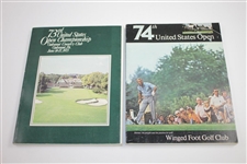 1971, 1972, 1974, 1975, 1976, 1977, & 1979(x2) US Open Championship Official Programs