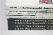 1980, 1982, 1983(x2), 1984(x4), 1985(x3), 1986(x2), 1987, 1988(x2), & 1989 US Open Championship Official Programs