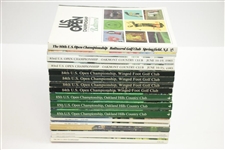 1980, 1982, 1983(x2), 1984(x4), 1985(x3), 1986(x2), 1987, 1988(x2), & 1989 US Open Championship Official Programs