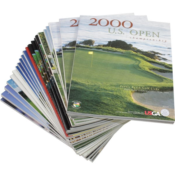 2000(x3), 2001(x3), 2002(x4), 2003, 2004(x2), 2005(x3), 2006(x2), 2007, 2008(x3) US Open Championship Official Programs