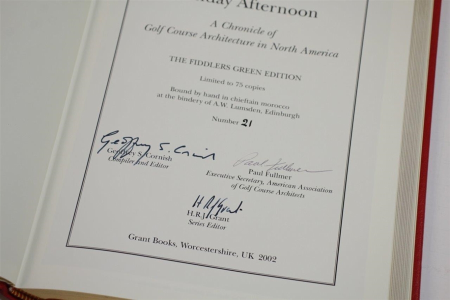 2002 'Eighteen Stakes on a Sunday Afternoon' Fiddlers Green Ltd Ed Copy 21/75 Signed by Authors