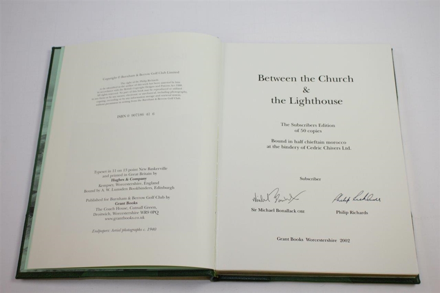 2001 'Between the Church and the Lighthouse' Subscriber's Ltd Ed Copy of 50 Signed by Authors