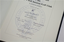 1997 'Art & Architecture of the R&A Golf Club' St Andrews Ltd Ed 21/195 Signed by Authors 