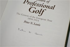 1995 'The Dawn of Professional Golf' Ltd Ed 35/150 Signed by Author Peter Lewis