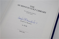 1991 'The Murdock Golf Library' Deluxe Ltd Author's Edition #20/21 Signed by Author Murdoch