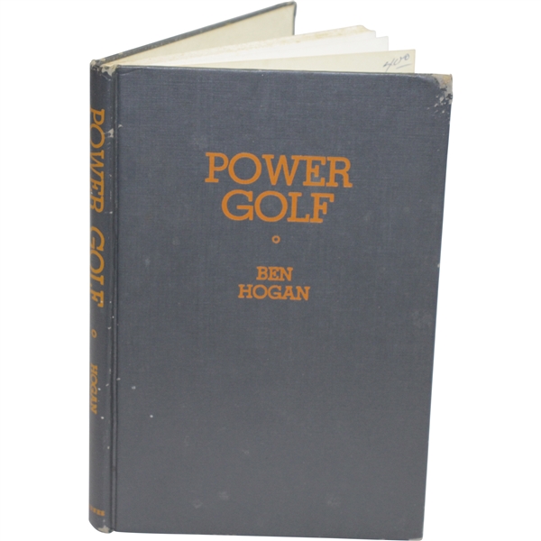 Ben Hogan Perfectly Signed 1948 Book Power Golf - 15th Printing JSA ALOA