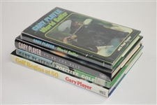Four(4) Gary Player Signed Books 'Begins at 50', Positive Golf', To Be The Best', & 'World Golfer' JSA ALOA