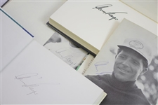 Four(4) Gary Player Signed Books 'Begins at 50', Positive Golf', To Be The Best', & 'World Golfer' JSA ALOA