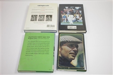 Four(4) Gary Player Signed Books 'Begins at 50', Positive Golf', To Be The Best', & 'World Golfer' JSA ALOA