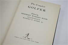 Three(3) Herbert Warren Wind Signed Books 'Following Through', Complete Golfer'(x2) JSA ALOA 