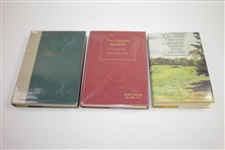 Three(3) Herbert Warren Wind Signed Books 'Following Through', Complete Golfer'(x2) JSA ALOA 