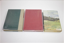 Three(3) Herbert Warren Wind Signed Books 'Following Through', Complete Golfer'(x2) JSA ALOA 