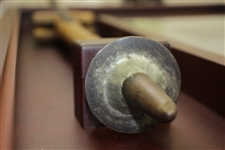 Walter Hagen's Personal Used Walking Stick/Seat in Custom Cherry Wood Display Tribute To 1924 PGA Win