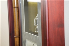 Walter Hagen's Personal Used Walking Stick/Seat in Custom Cherry Wood Display Tribute To 1924 PGA Win