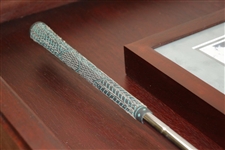 Hal Sutton's Personal Used 1983 PGA Championship at Riviera Winning 3-Wood in Custom Cherry Wood Display