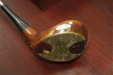 Hal Sutton's Personal Used 1983 PGA Championship at Riviera Winning 3-Wood in Custom Cherry Wood Display