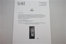 Hal Sutton's Personal Used 1983 PGA Championship at Riviera Winning 3-Wood in Custom Cherry Wood Display