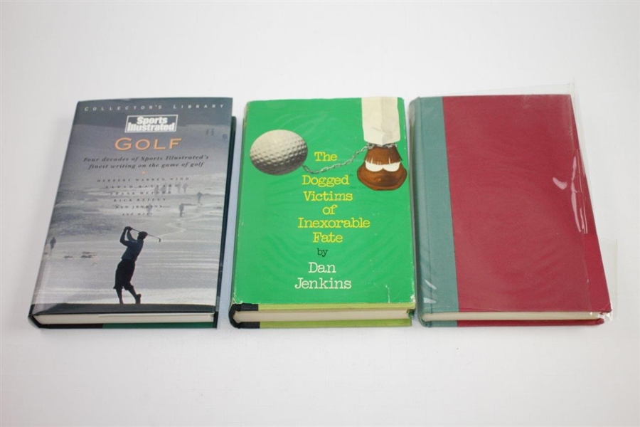 Four(4) Dan Jenkins Signed & Personalized Golf Books JSA ALOA