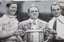 Byron Nelson 1940 PGA Win with Trophy & Sam Snead Type 2 Worldwide Wire Photo