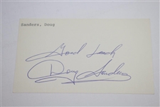 Five Images of Doug Sanders by Frank Gardner with Signed 3x5 JSA ALOA