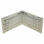 1965 Los Angeles Open Pro-Am Official Scorecard with Arnold Palmer and Gene Littler 