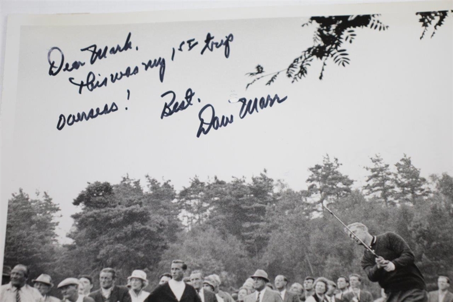 Dave Marr Signed 1965 Shell's Wonderful World of Golf vs Hunt at Sunningdale Photo JSA ALOA