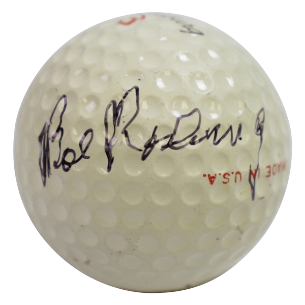 Bob Rosburg Signed Bob Rosburg Medal Logo Golf Ball JSA ALOA
