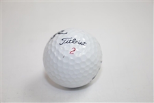 Lionel Hebert Signed Titleist Logo Golf Ball JSA ALOA