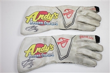 NASCAR Driver Austin Dillon Signed Personal Used Gloves and Shield Protector