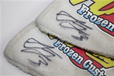 NASCAR Driver Austin Dillon Signed Personal Used Gloves and Shield Protector