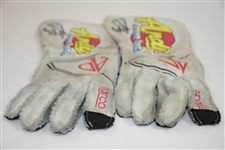 NASCAR Driver Austin Dillon Signed Personal Used Gloves and Shield Protector