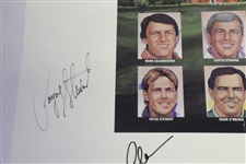 1989 US Ryder Cup at The Belfry Team Signed Poster Including Payne Stewart JSA ALOA