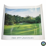 Jose Maria Olazabal Signed 1999 Masters Tournament Poster - Champion JSA ALOA