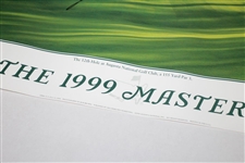 Jose Maria Olazabal Signed 1999 Masters Tournament Poster - Champion JSA ALOA
