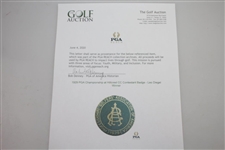 1929 PGA Championship at Hillcrest CC Contestant Badge - Leo Diegel Winner